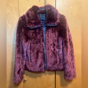 Express vintage faux fur coat